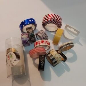 The Happy Planner Gold and Black Washi Tape Set